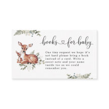 Oh deer floral baby shower Books for baby