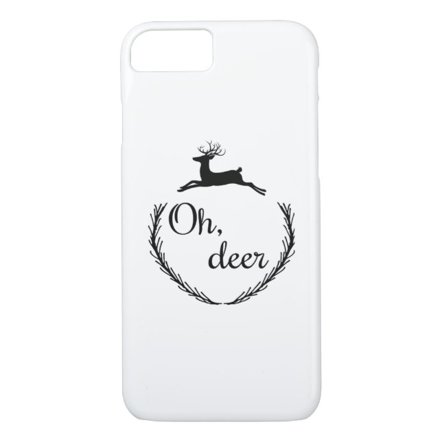 Oh Deer Funny Style Design  Case-Mate iPhone Case (Back)