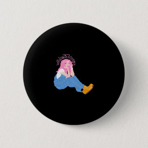 Oh Deer Graphic Artistic Design 2 Inch Round Button