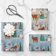 Oh Deer Holiday Wrap (3 Sheets)