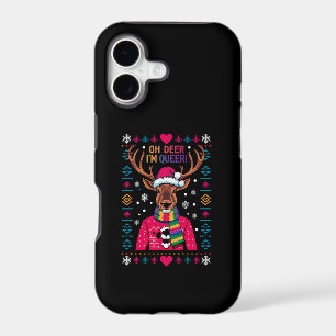 Oh Deer I'm Queer LGBT LGBTQ Gay Pride Ugly Xmas