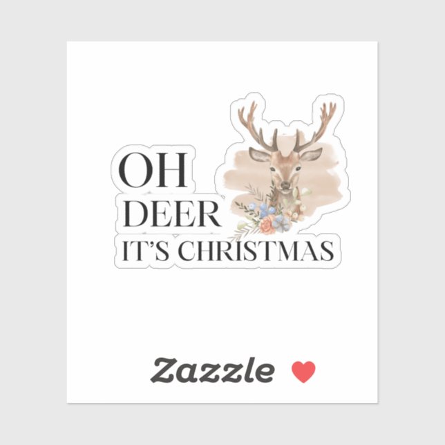 Oh deer, it's Christmas (Sheet)