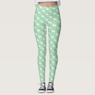 Oh Deer, it's Christmas [green] - Leggings
