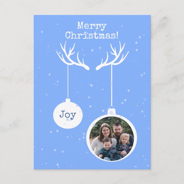 Oh Deer, it's Christmas - Holiday Postcard (Front)