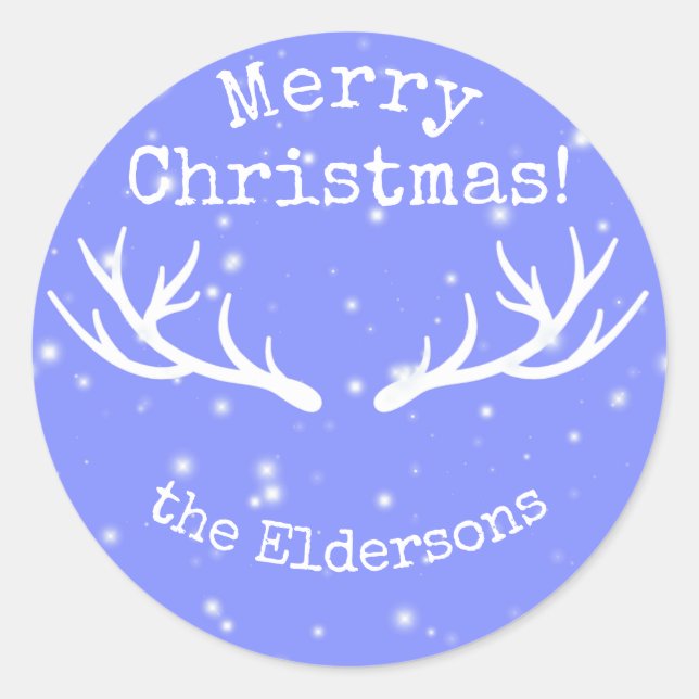 Oh Deer, it's Christmas Holiday Stickers (Front)