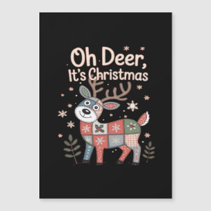 Oh Deer Its Christmas Miniature Patchwork Squares 