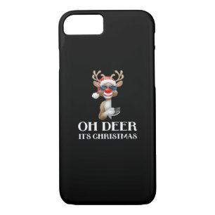 Oh Deer Its Christmas Reindeer Style Case-Mate iPhone Case