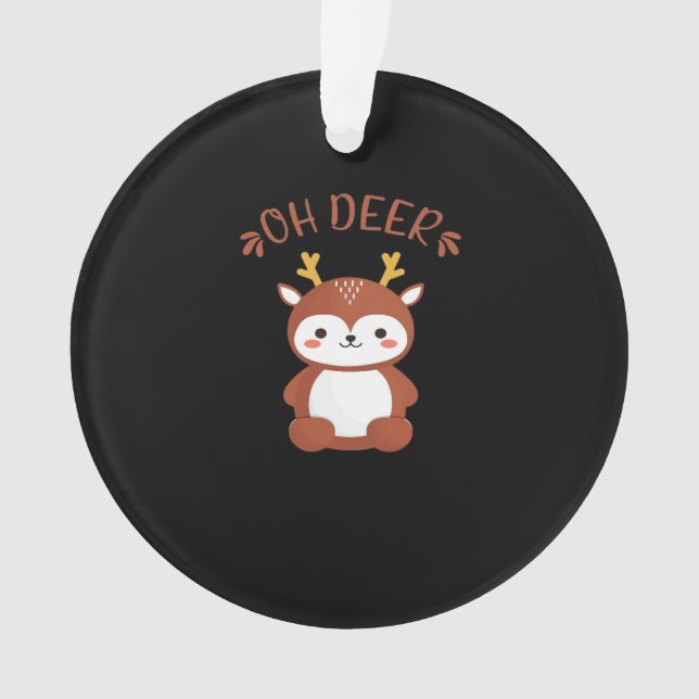 Oh Deer Kawaii Deer Playful Art Style (devant)