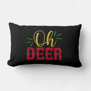 Oh Deer Lumbar Pillow