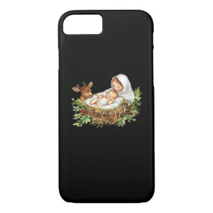 Oh Deer Mary Nativity Scene Christmas Jesus   Case-Mate iPhone Case