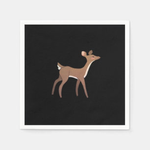 Oh Deer Me Whimsical Creative Design Napkin