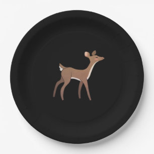 Oh Deer Me Whimsical Creative Design Paper Plate