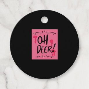 Oh Deer Minimal Aesthetic Favour Tags