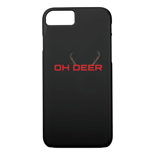 Oh Deer Minimal Aesthetic Vibe  Case-Mate iPhone Case (Back)