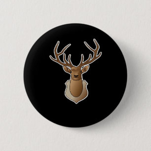 Oh Deer Minimal Design  2 Inch Round Button