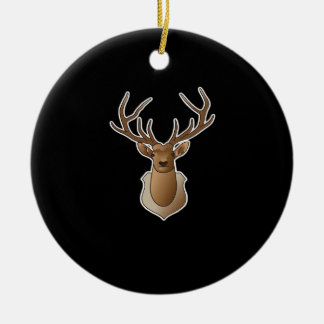 Oh Deer Minimal Design Ceramic Ornament