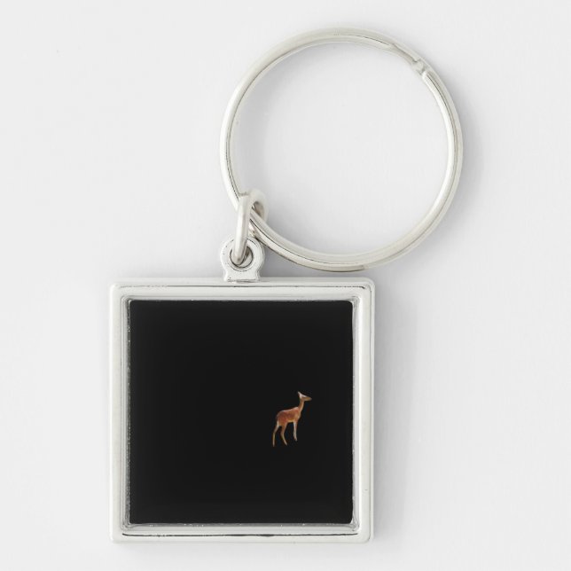 Oh Deer Minimal Design  Keychain (Front)