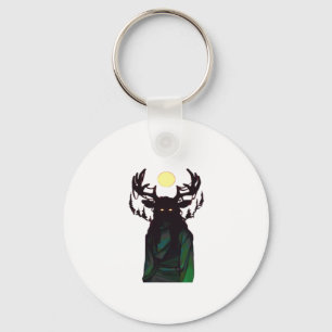 Oh Deer Minimal Design Keychain