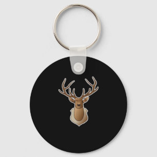 Oh Deer Minimal Design Keychain
