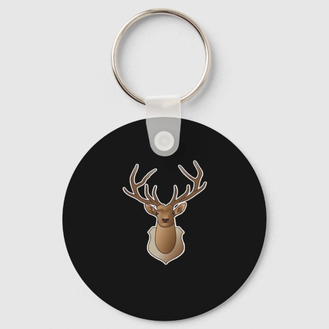 Oh Deer Minimal Design Keychain (Front)