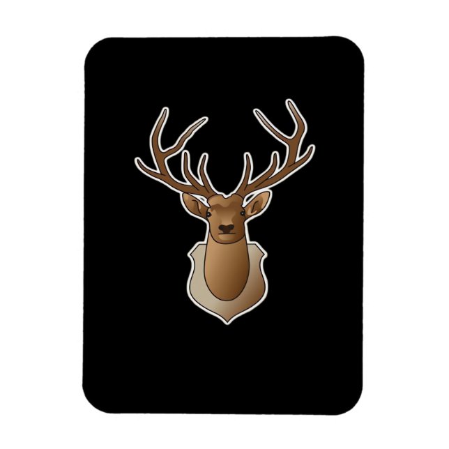Oh Deer Minimal Design  Magnet (Vertical)
