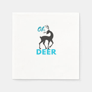 Oh Deer Minimal Design  Napkin