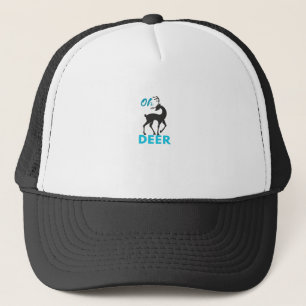Oh Deer Minimal Design  Trucker Hat