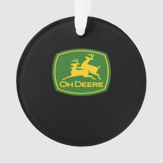 Oh Deer Minimal Modern Design Acrylic Ornament