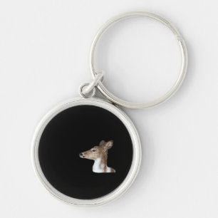 Oh Deer Minimal Modern Design Keychain