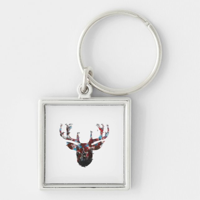 Oh Deer Minimal Style  Keychain (Front)