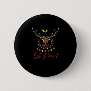 Oh Deer Modern Aesthetic  2 Inch Round Button