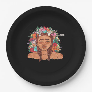 Oh Deer Modern Aesthetic  Paper Plate
