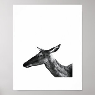 Oh Deer Modern Aesthetic Vibe Poster