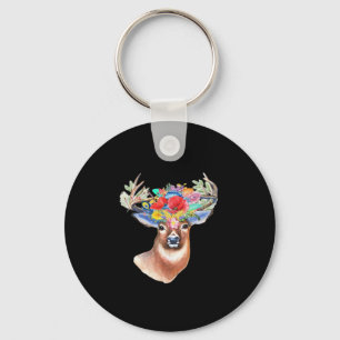 Oh Deer Modern Artistic Style Keychain