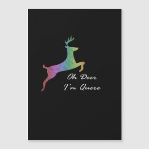 Oh Deer Queer Funny Pun LGBT Pride Celebration 