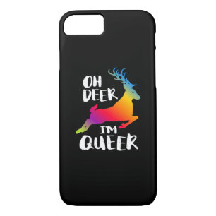 Oh Deer Queer Pride Minimal Artistic Style  Case-Mate iPhone Case