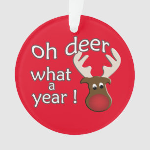 Oh Deer Quelle année de rennes Noël
