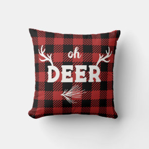 "Oh Deer"  Throw Pillow