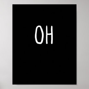 Oh Deer Trendy Halloween Style  Poster