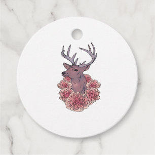Oh Deer Trendy Minimal Aesthetic Favour Tags