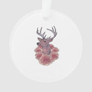 Oh Deer Trendy Minimal Aesthetic Ornament