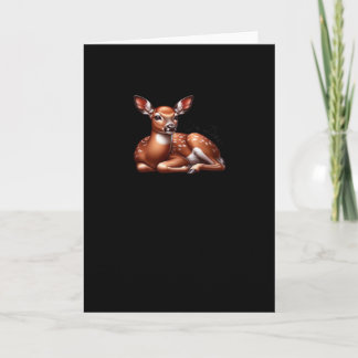 Oh Deer Trendy Modern Aesthetic Card