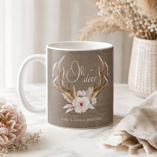Oh Deer Watercolor Baby Shower Mug