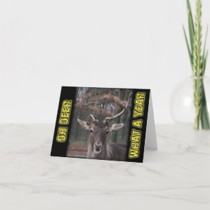 Oh Deer What A Year! Card