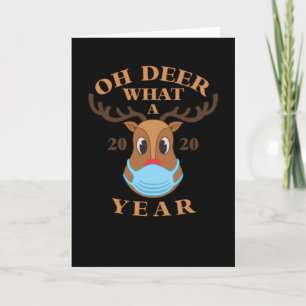 Oh Deer What a Year Card
