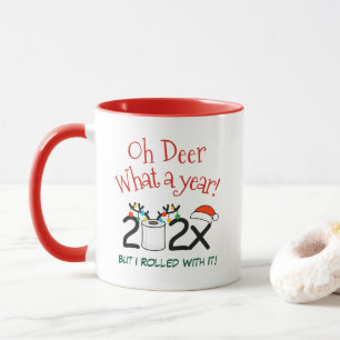 Oh Deer What A Year Funny 2021 Toilet Paper Rolls Mug