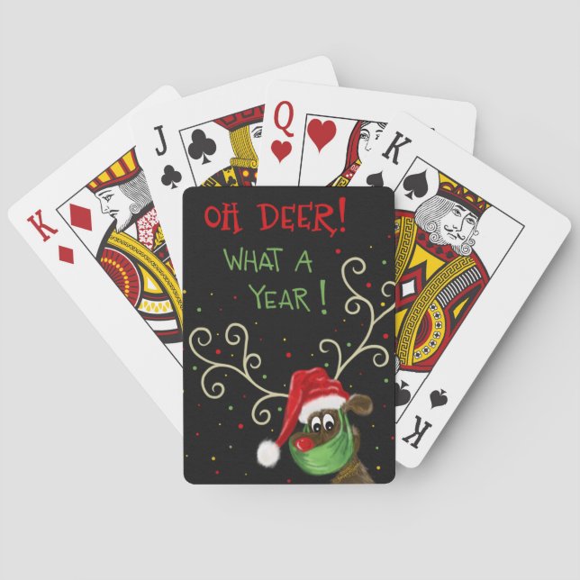‘Oh Deer..What a Year!’ Inspirivity Playing Cards (Back)