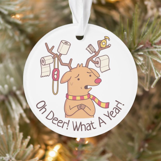 Oh Deer, What A Year, Reindeer and Toilet Paper (Arbre)