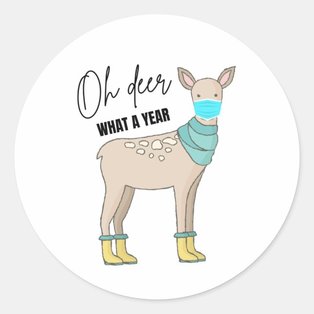 Oh Deer What An Christmas Stickers (Devant)