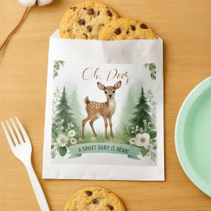 Oh, Deer! Woodland Baby Shower Party Favour Bag